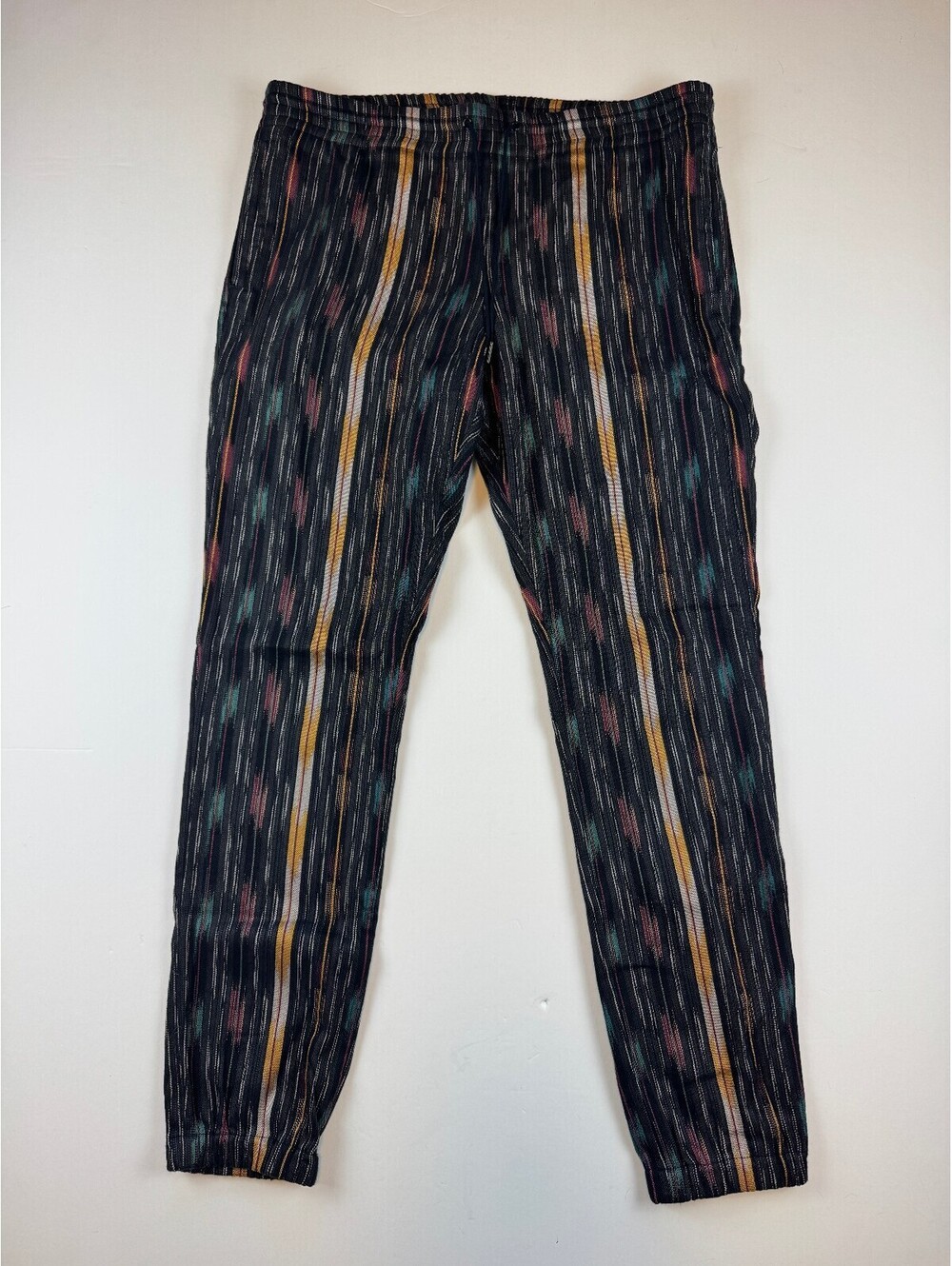 Saint Laurent Ikat Stripe Easy Pants